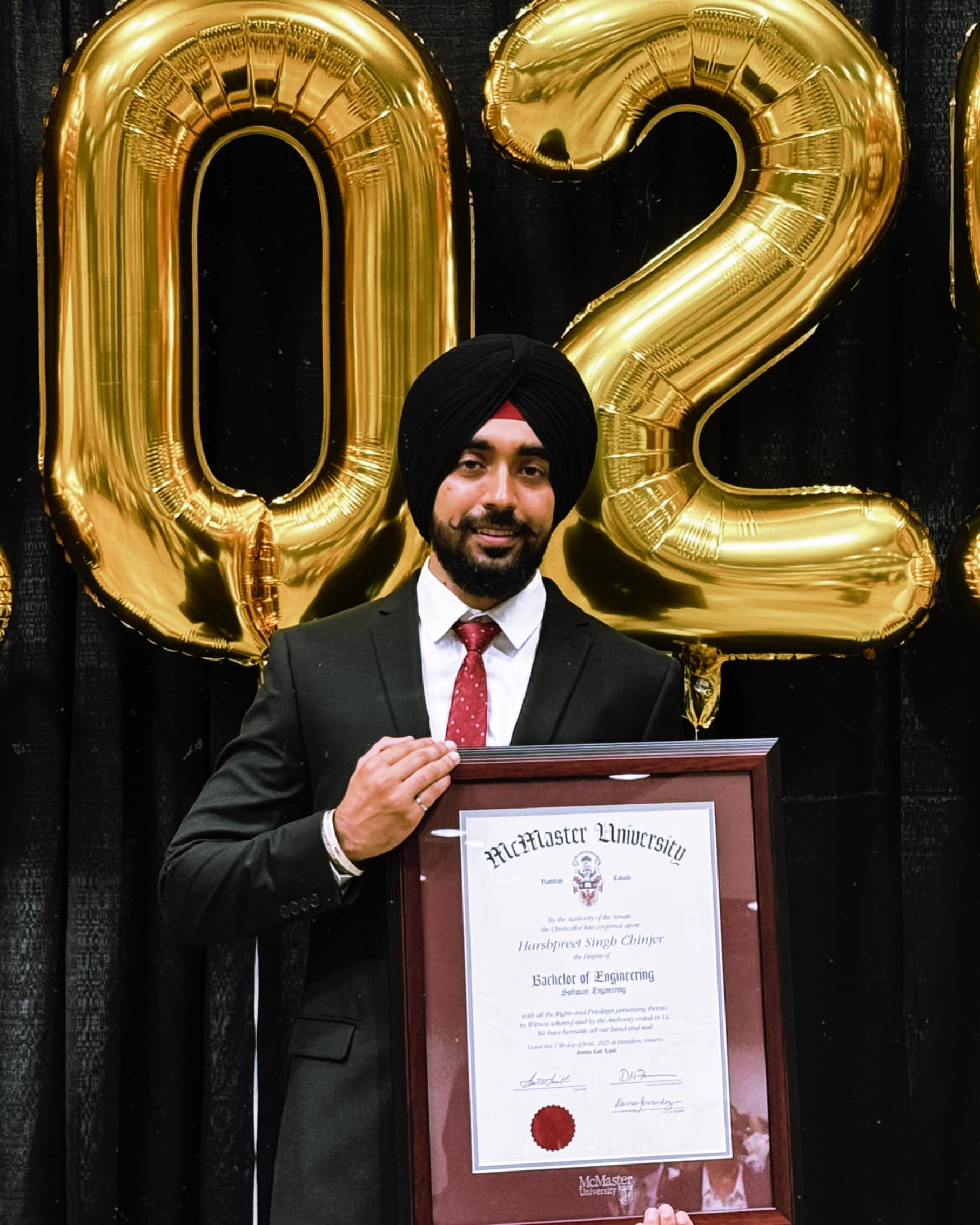 Graduation day portrait