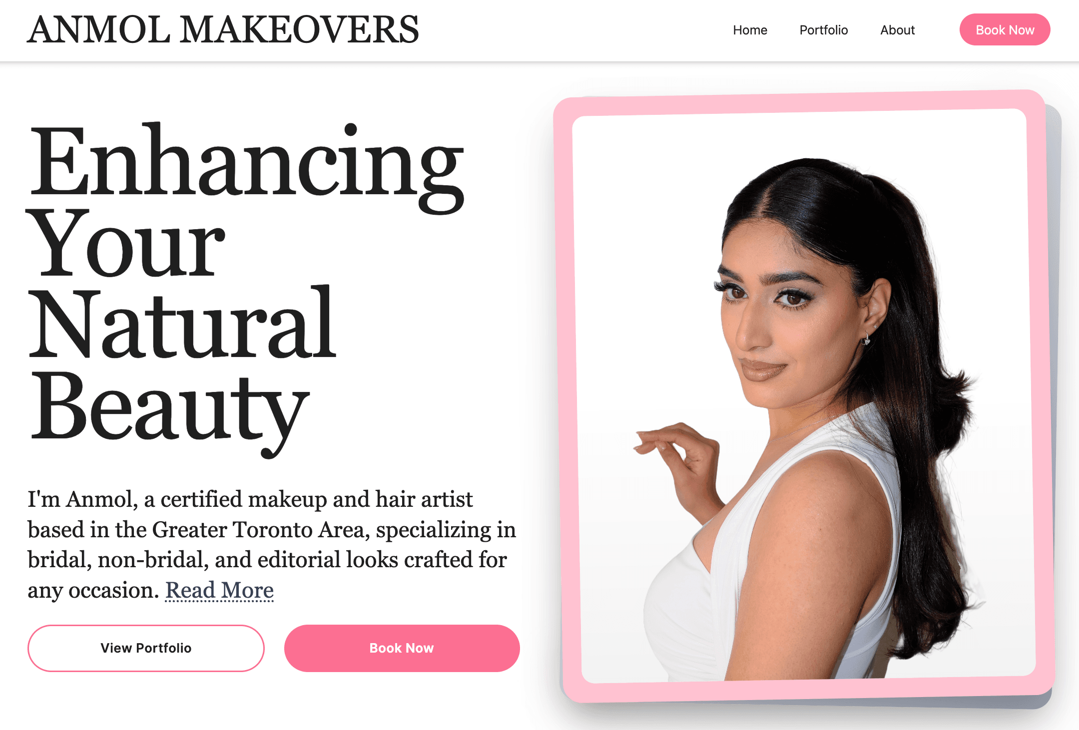Anmol Makeovers screenshot